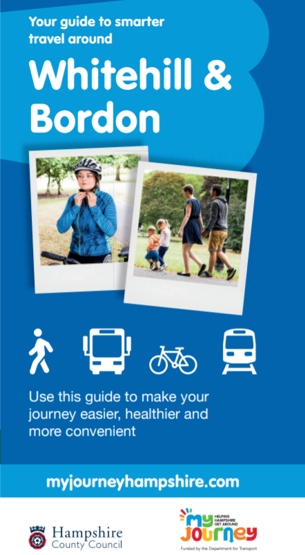 Whitehill and Bordon guide to travel booklet picture