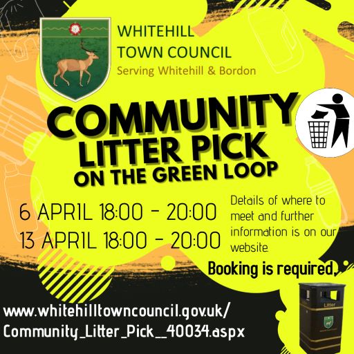 Community Litter Pick Poster April 2022