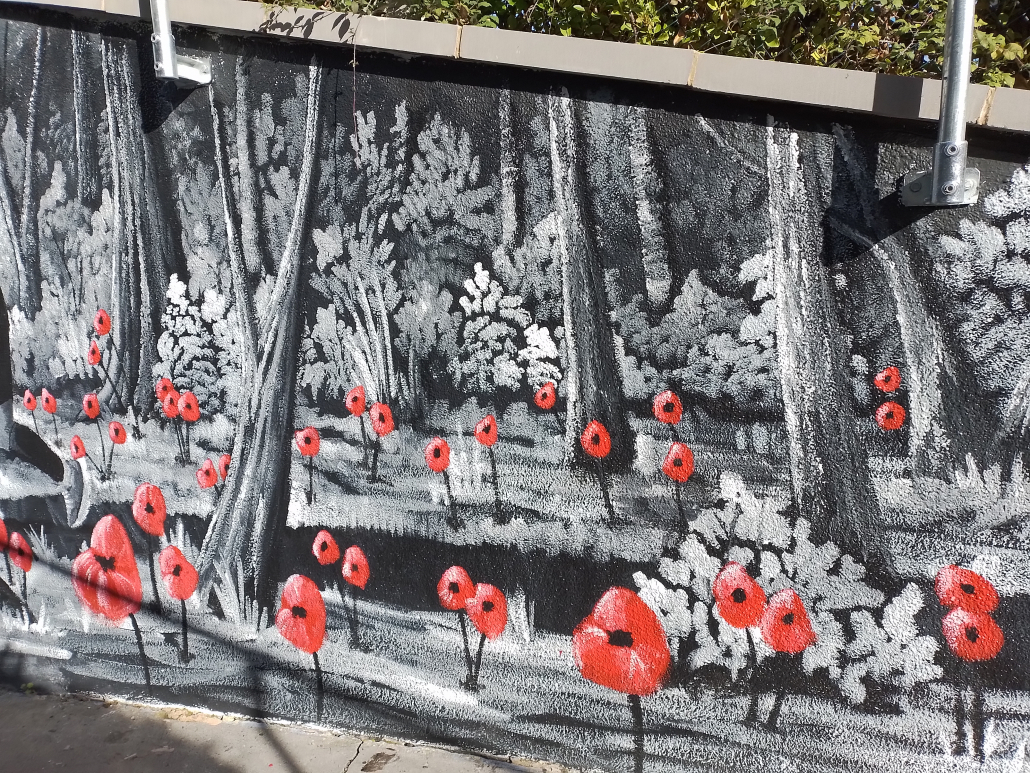 Mural Poppies Picture