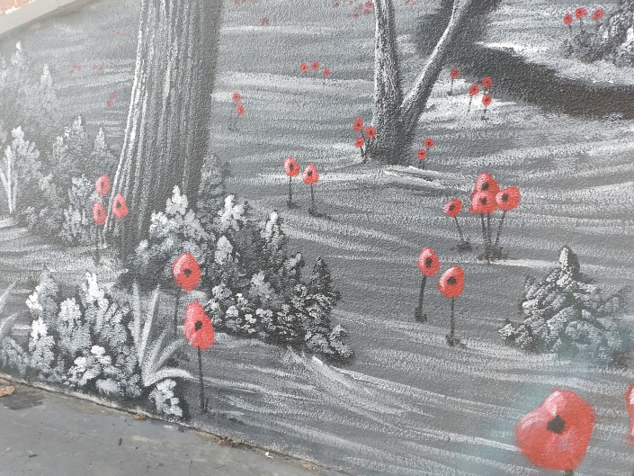 Mural Picture of Poppies