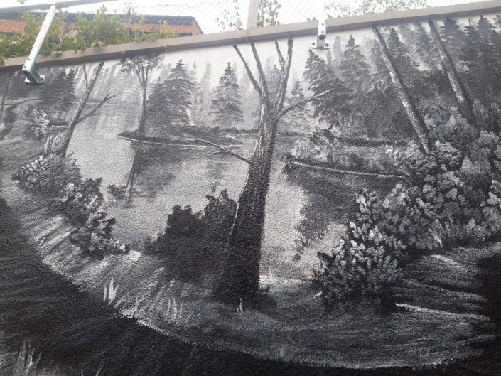 Mural Picture of Trees