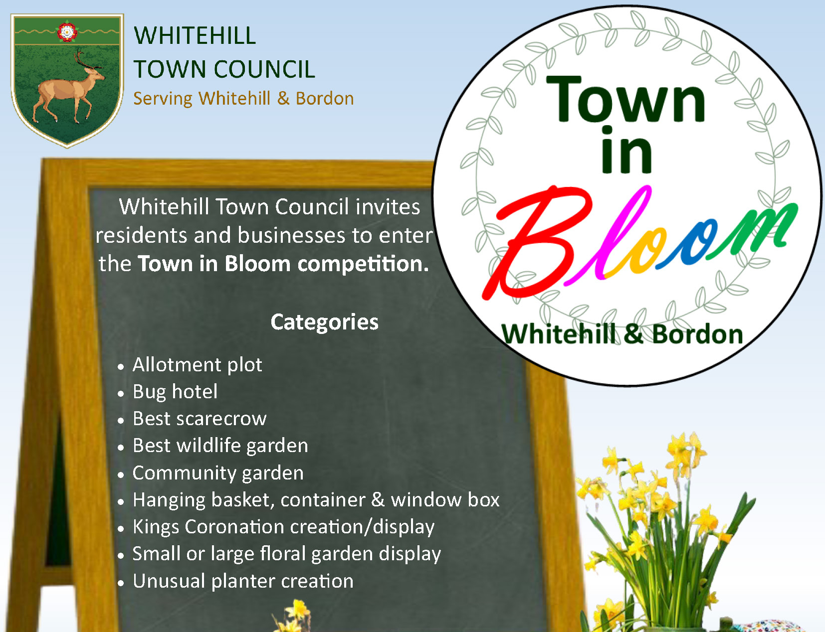 Town in Bloom 2023 poster FINAL