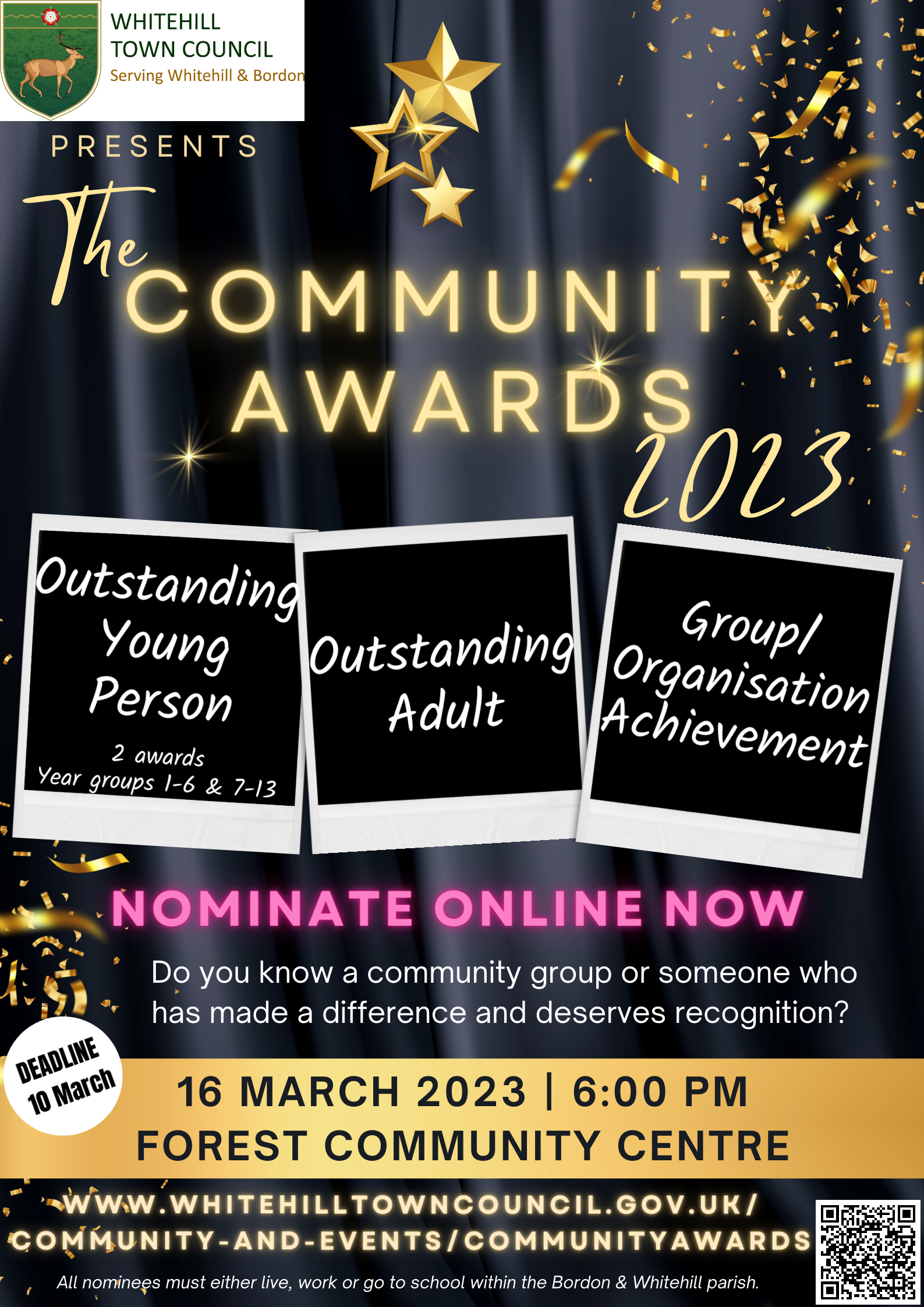 Community Awards 2023 poster