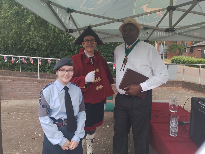 Mayor, Cadet and Town Crier