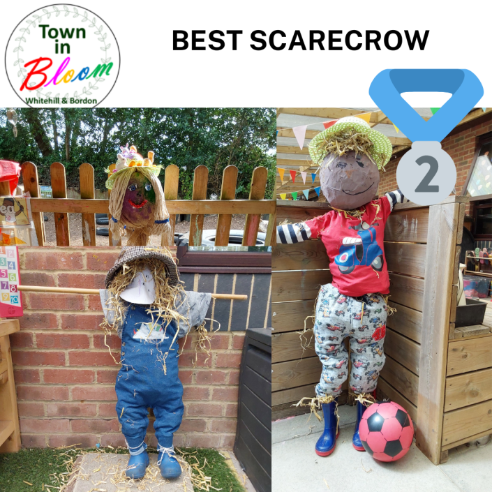3 scarecrows