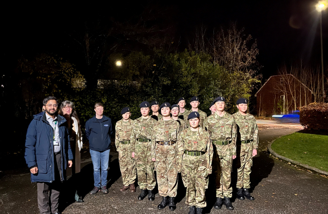 Whitehill & Bordon Army Cadet visit